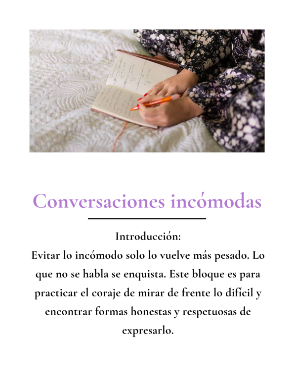 APRENDE A COMUNICARTE (JOURNALING TERAPÉUTICO) 100 PREGUNTAS + 30 EJERCICIOS - Image 14